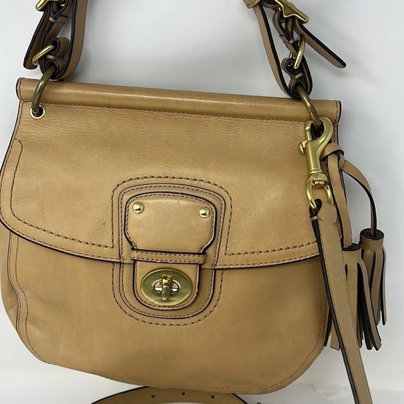 Coach Willis Tan Leather Cross Body Bag K1220-22382 - Picture 3 of 13